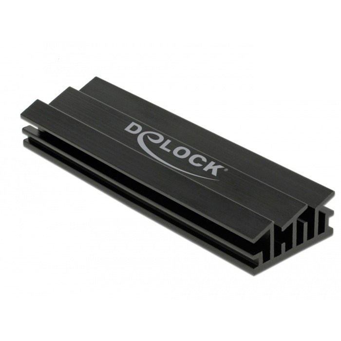 DeLOCK Kühlkörper 70 mm para M.2 Modul Negro