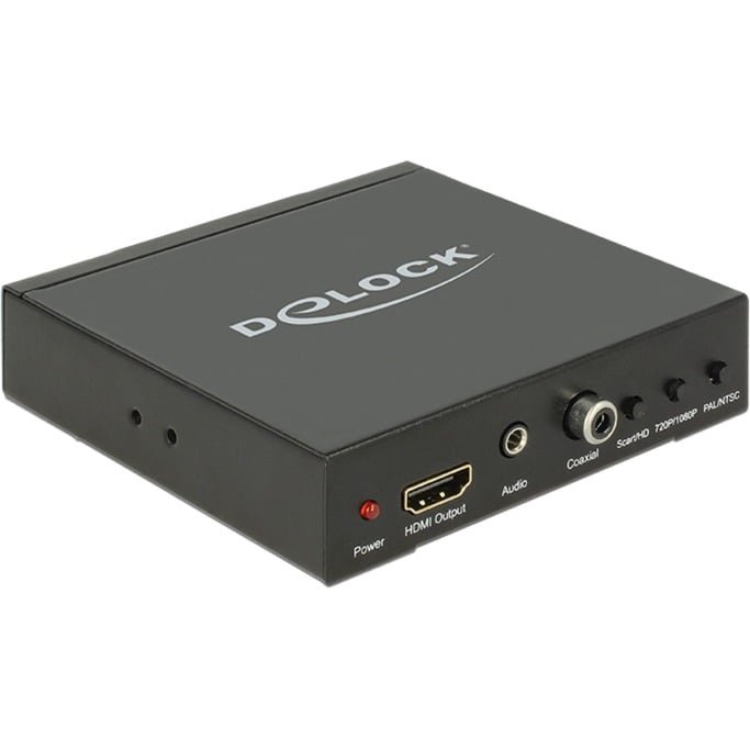 DeLOCK Konverter SCART/HDMI > HDMI con Scaler Negro