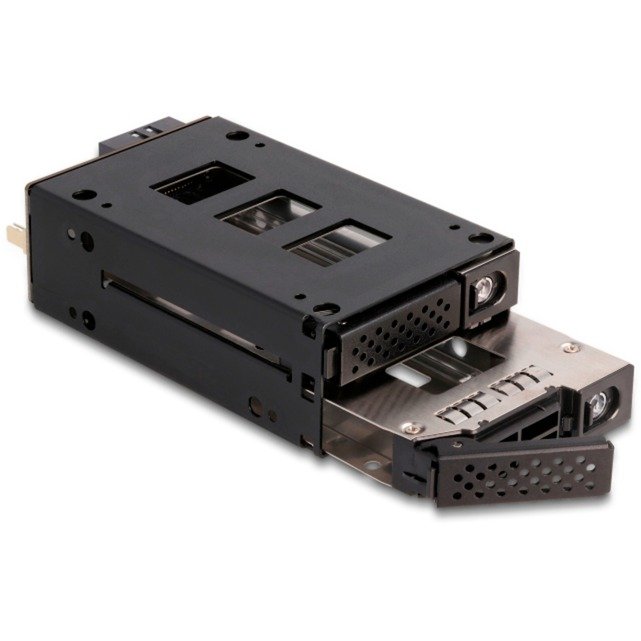DeLOCK Slim Bay Wechselrahmen para 2 x 2.5″ U.2 NVMe SSD - Imagen 2