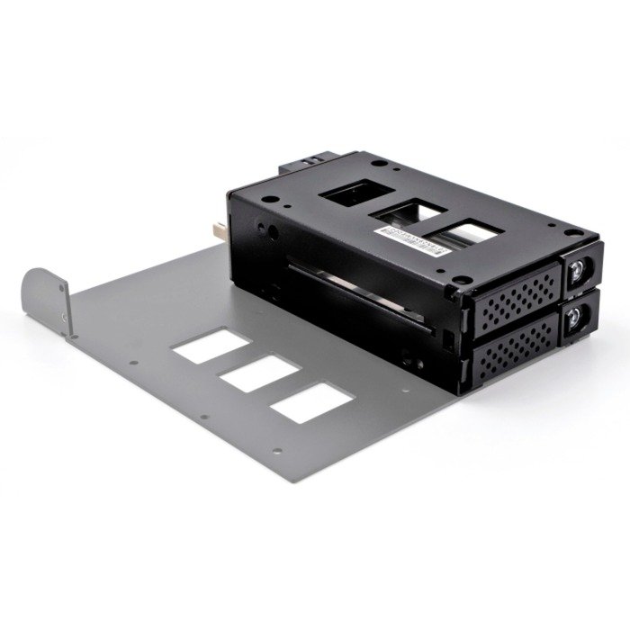DeLOCK Slim Bay Wechselrahmen para 2 x 2.5″ U.2 NVMe SSD - Imagen 3