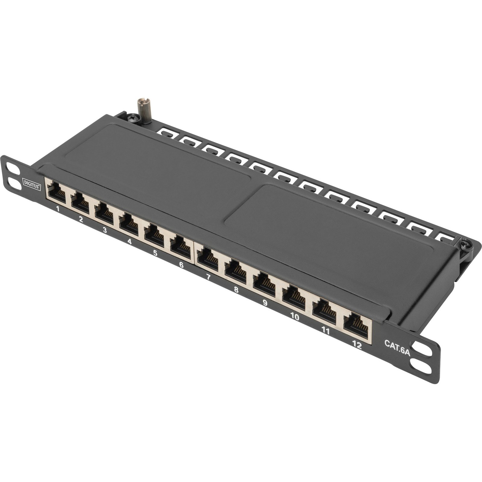 Digitus 10" Slim Panel de parcheo DN-91612S-SL-EA Negro