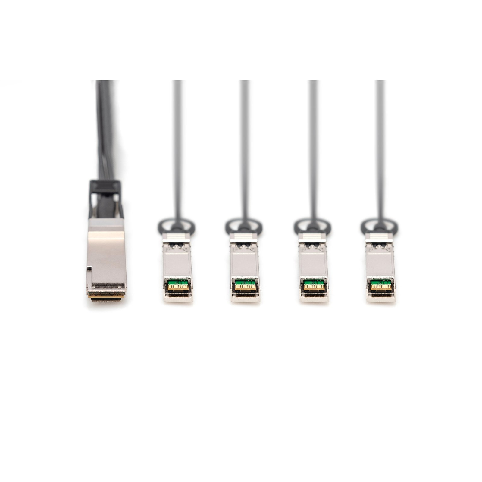 Digitus 40G QSFP+ zu 4XSFP+ Direct Attach cable 2m - Imagen 2