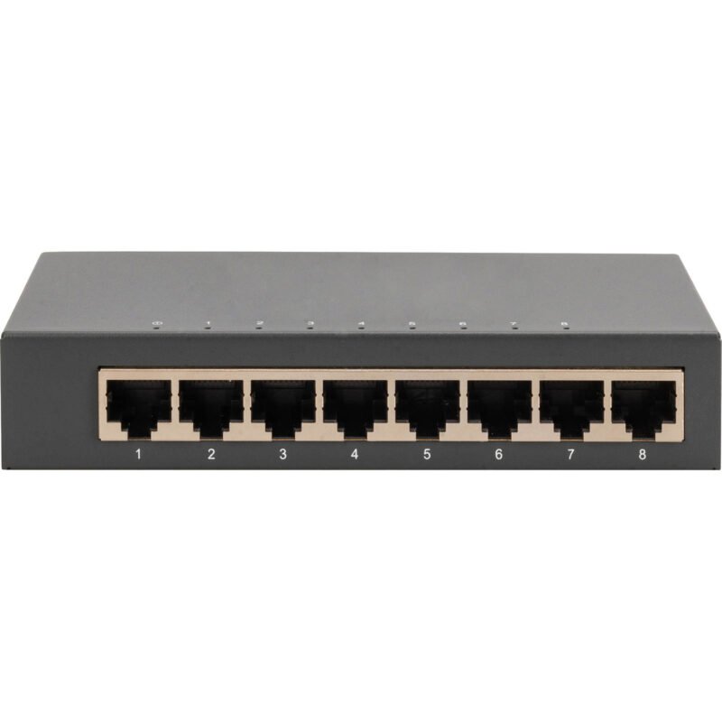 Digitus 8-Port Gigabit Negro