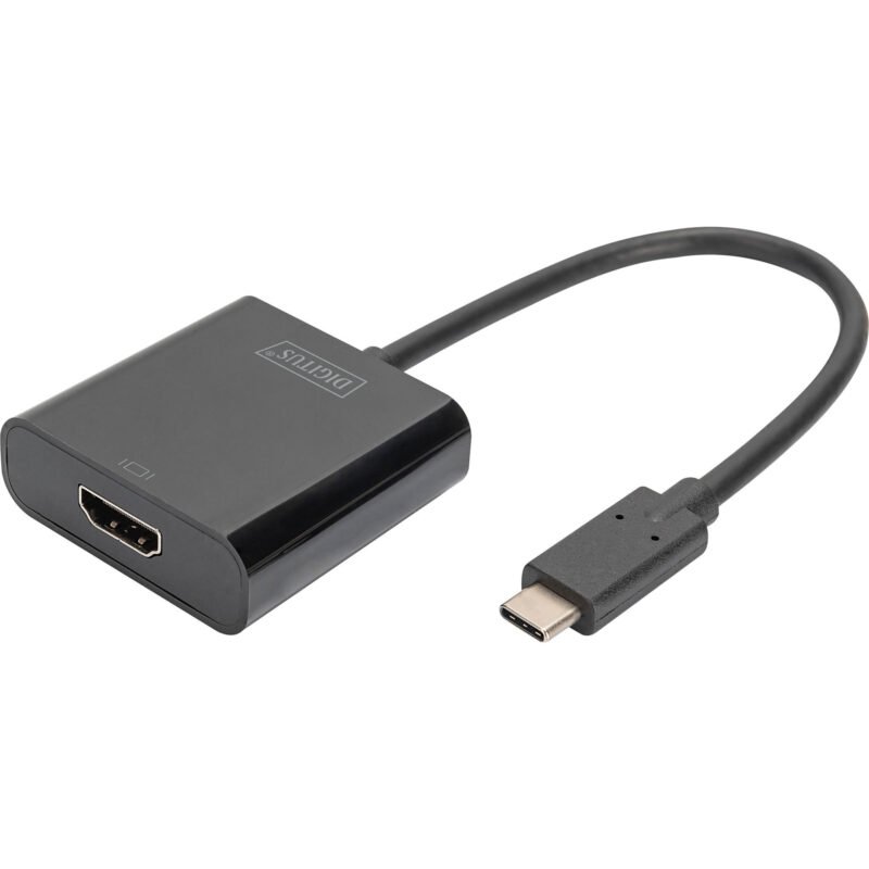 Digitus adaptador USB-C 3.2 Gen 1 > HDMI 4K/60Hz Negro