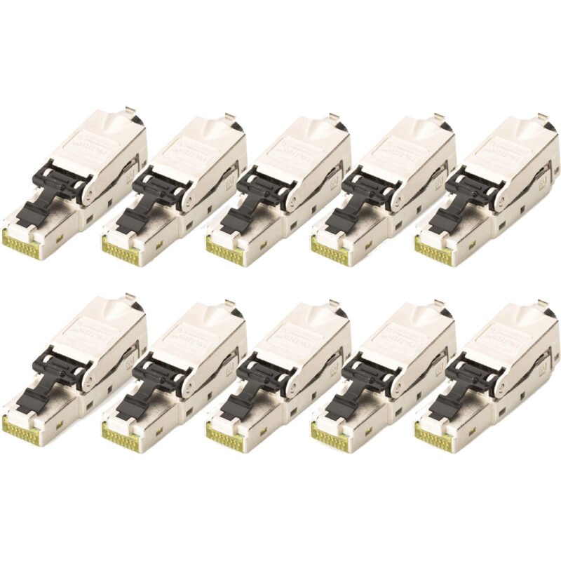 Digitus CAT.6a Feldstecker STP Staubkappe/Knickschutz Plata