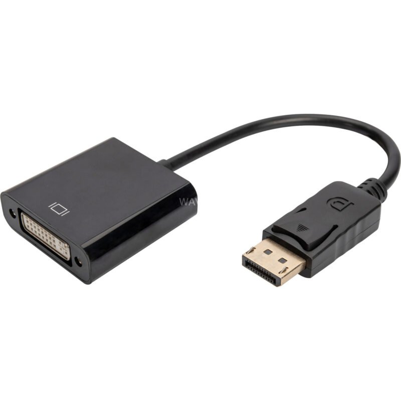 Digitus DisplayPort - DVI adaptador / Konverter Negro