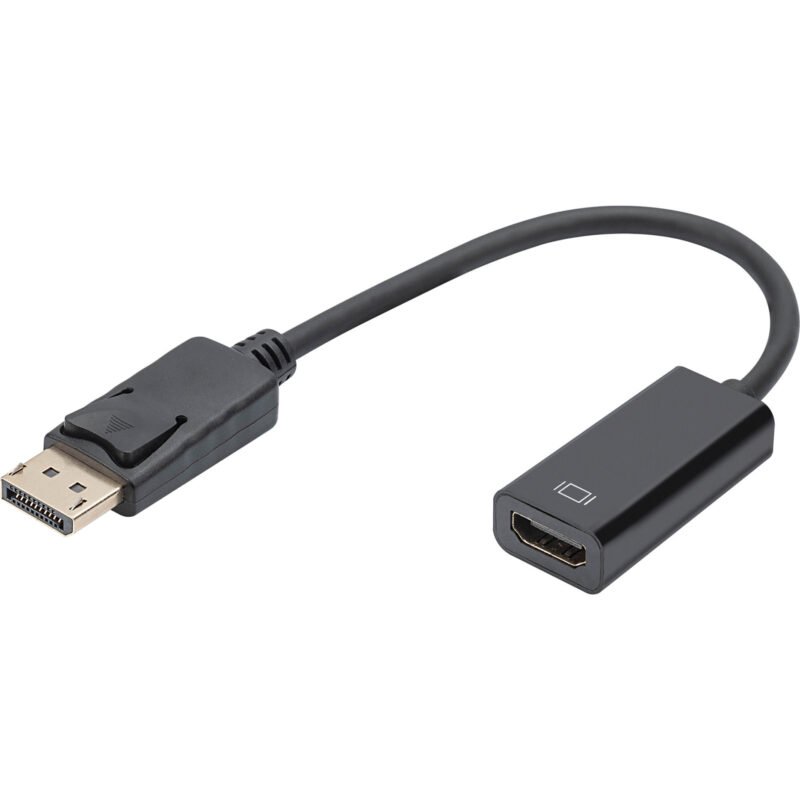 Digitus DisplayPort auf HDMI adaptador / Konverter Negro