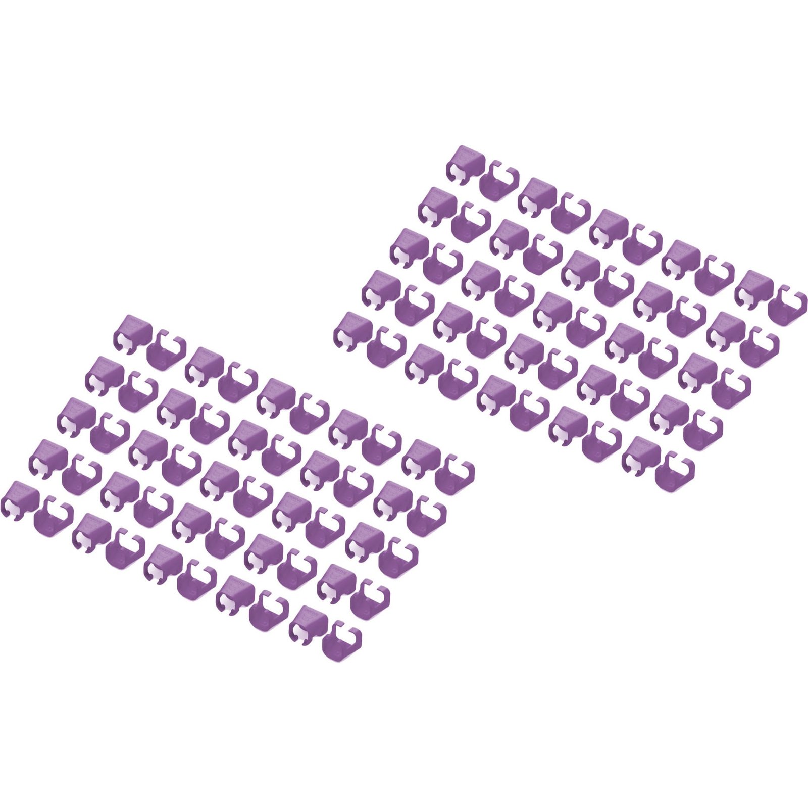 Digitus Farbclips para latiguillo - Violett Morado