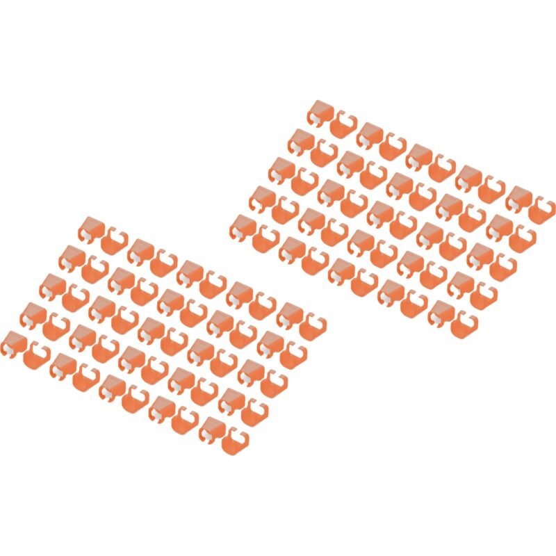 Digitus Farbclips para latiguillo - Orange Naranja
