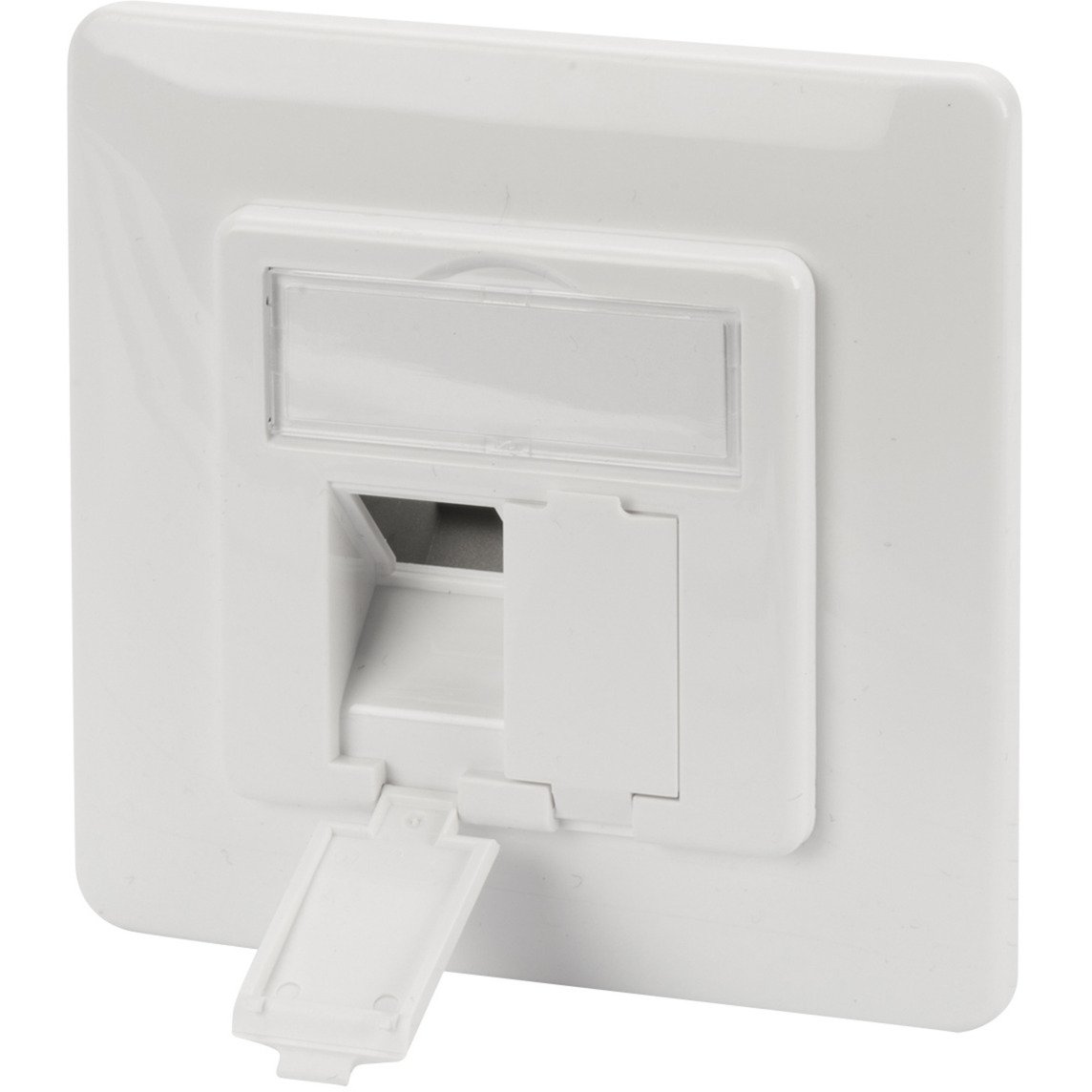 Digitus Frontplatte + Einbaurahmen para Multimedia/Keystone Blanco - Imagen 3