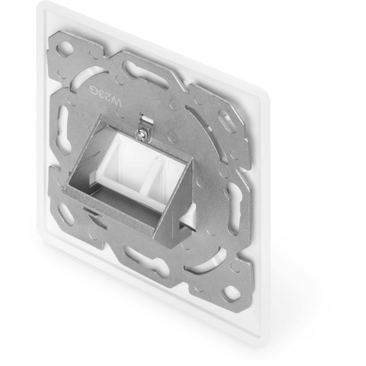 Digitus Frontplatte + Einbaurahmen para Multimedia/Keystone Blanco - Imagen 5