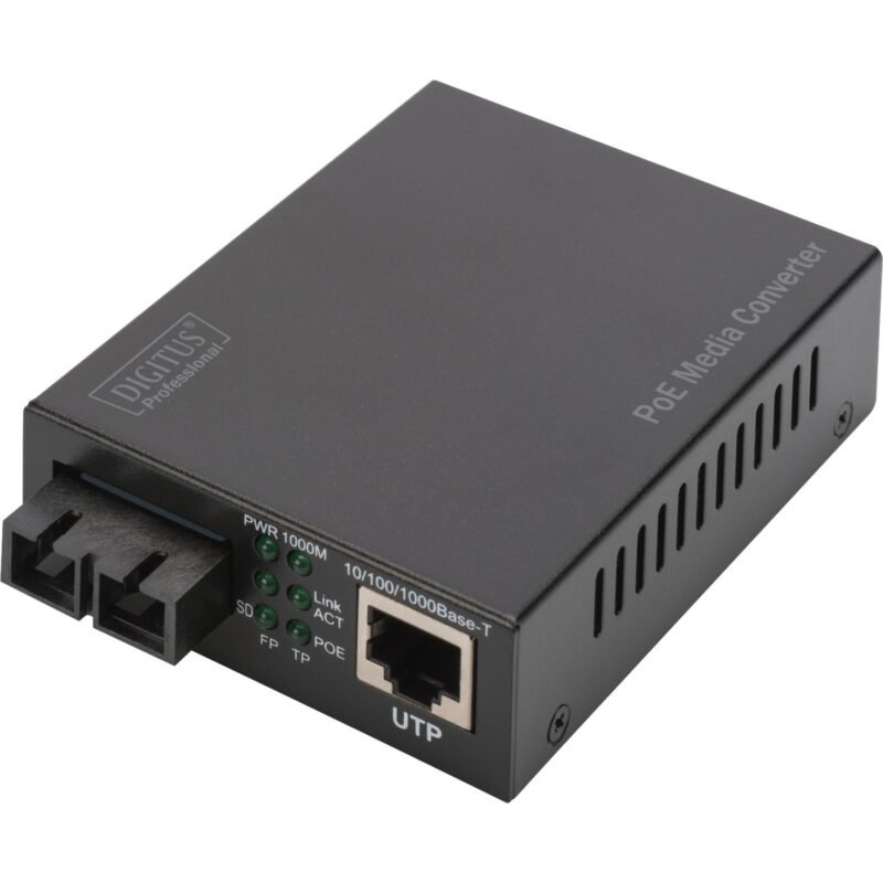 Digitus Gigabit PoE Medienkonverter