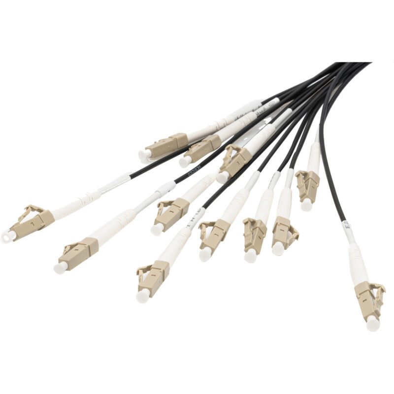 Digitus fibra óptica Universal Breakout cable Negro