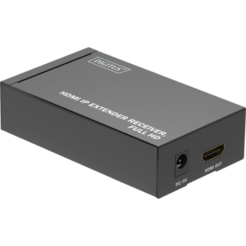 Digitus HDMI IP Extender Receiver DS-55518 Negro