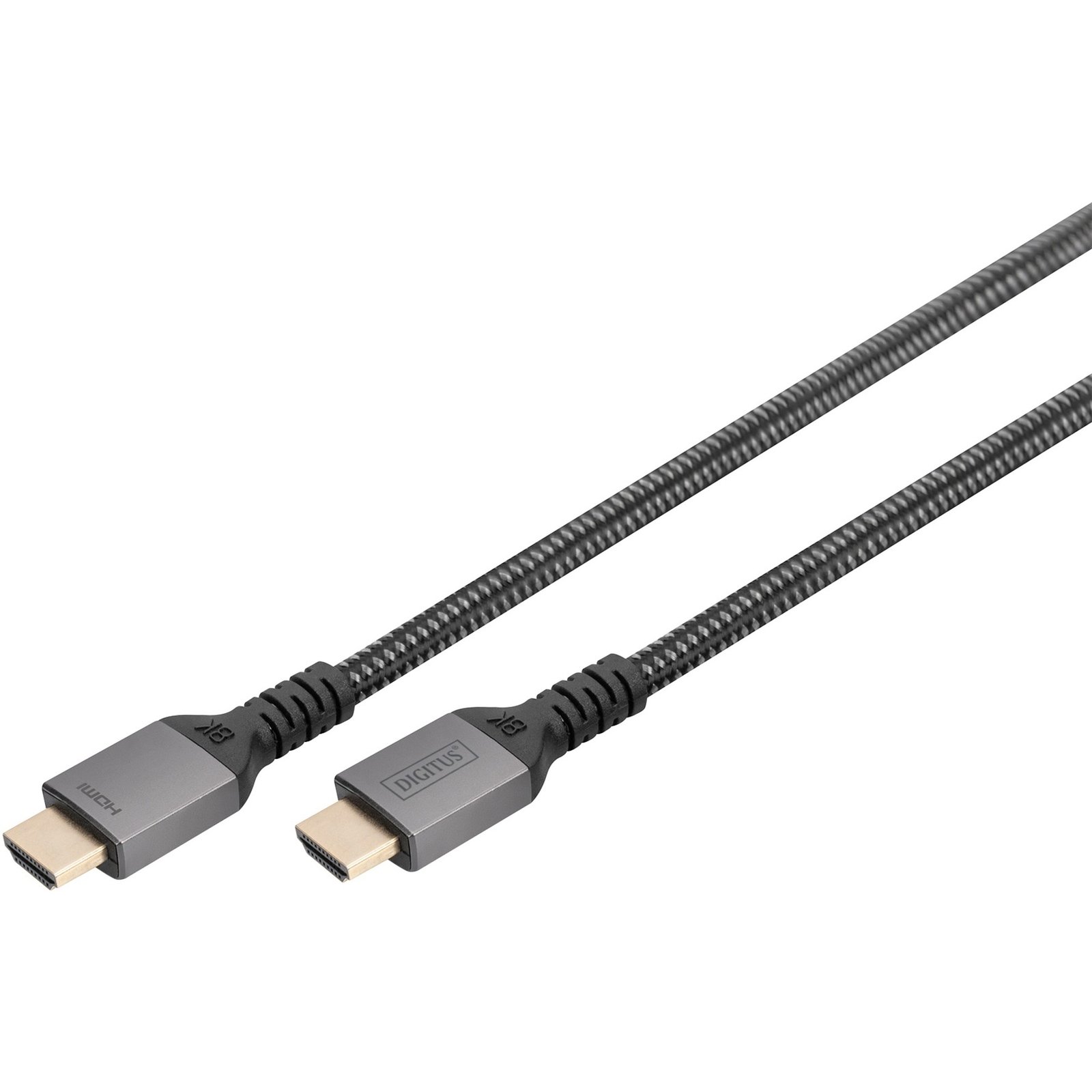Digitus HDMI Ultra High Speed conexiones Negro
