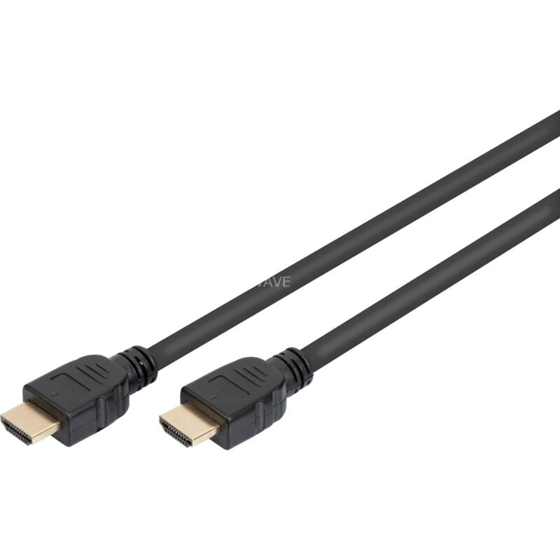 Digitus HDMI Ultra High Speed conexiones Negro