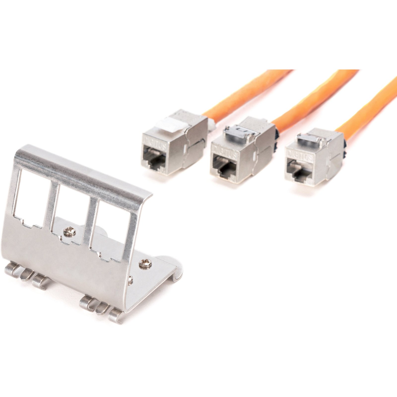 Digitus Hutschienenadapter para 3x Keystone Modul - Imagen 3