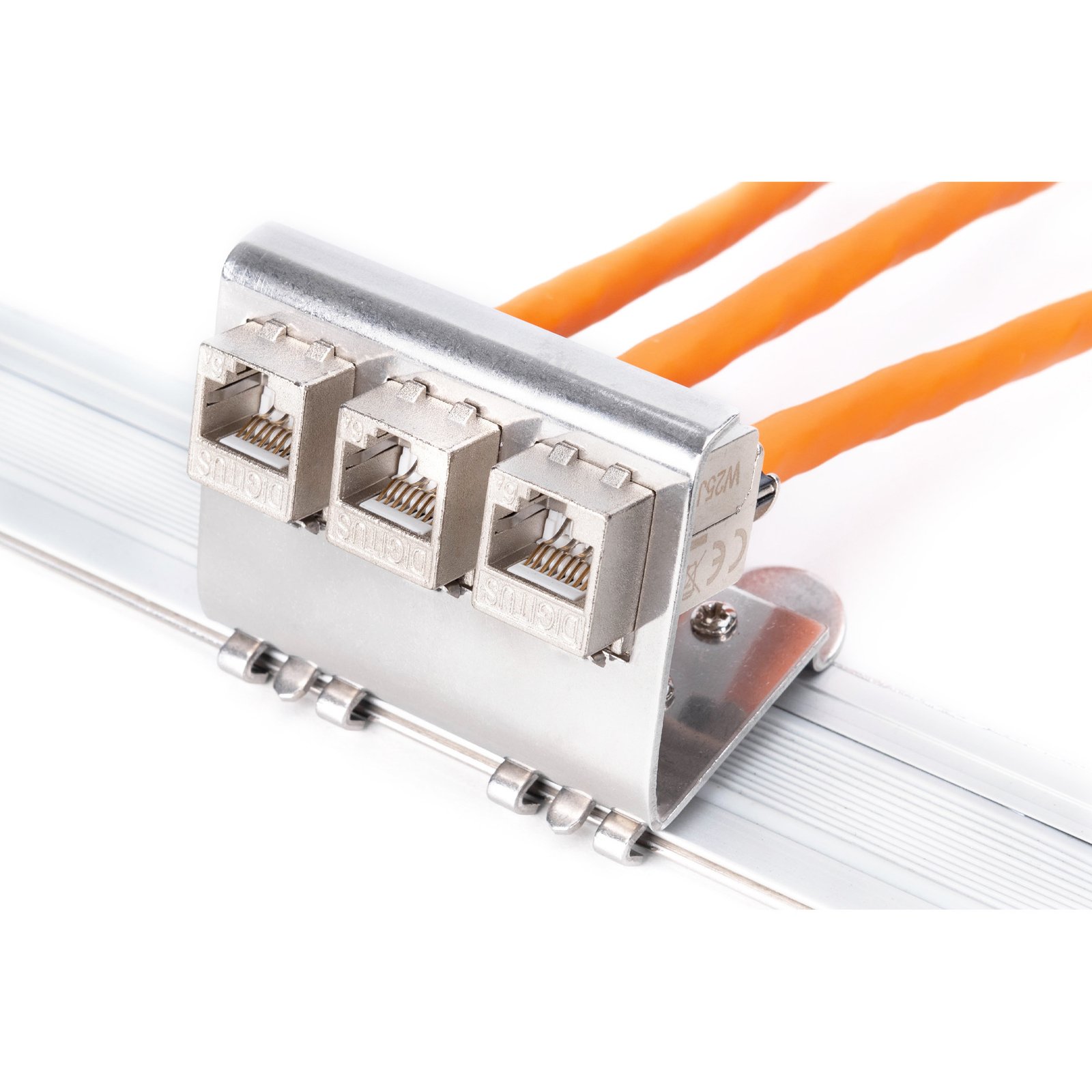 Digitus Hutschienenadapter para 3x Keystone Modul - Imagen 5