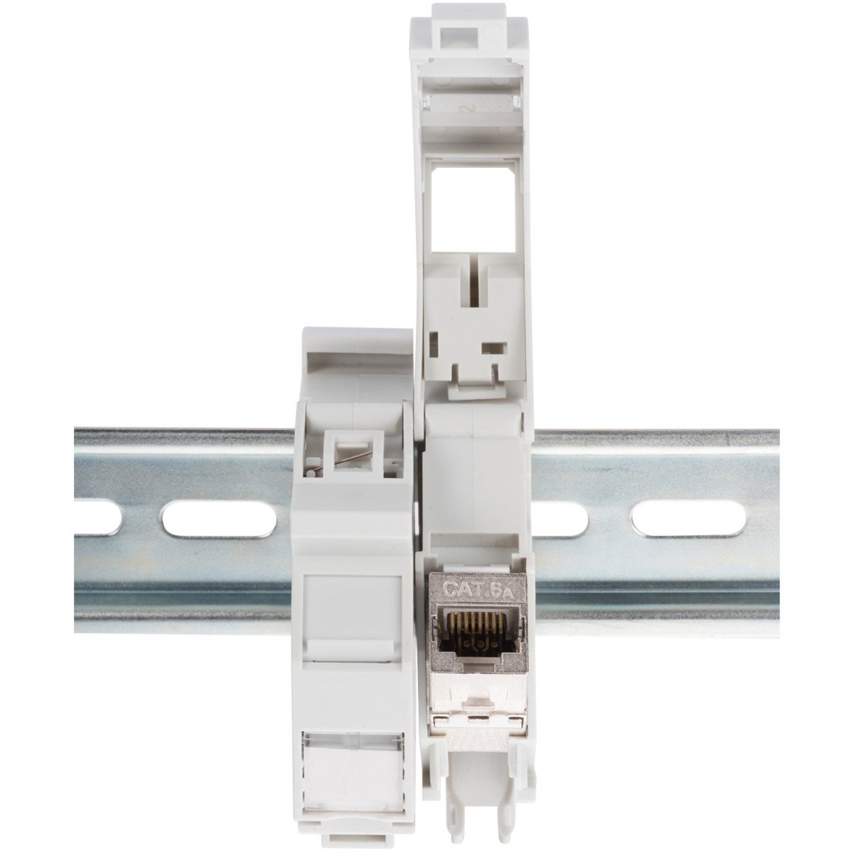 Digitus Keystone-Gehäuse para Hutschienen Montage Blanco - Imagen 3