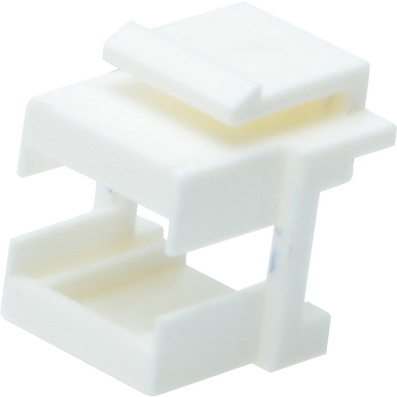 Digitus LC Keystone adaptador para Panel de parcheo Blanco