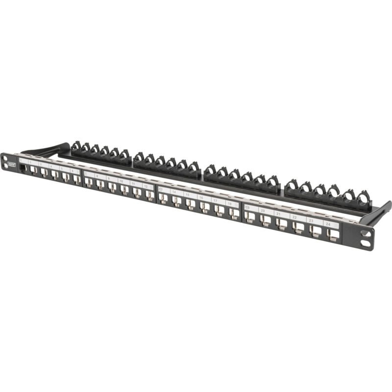 Digitus Modulares High Density Panel de parcheo Negro