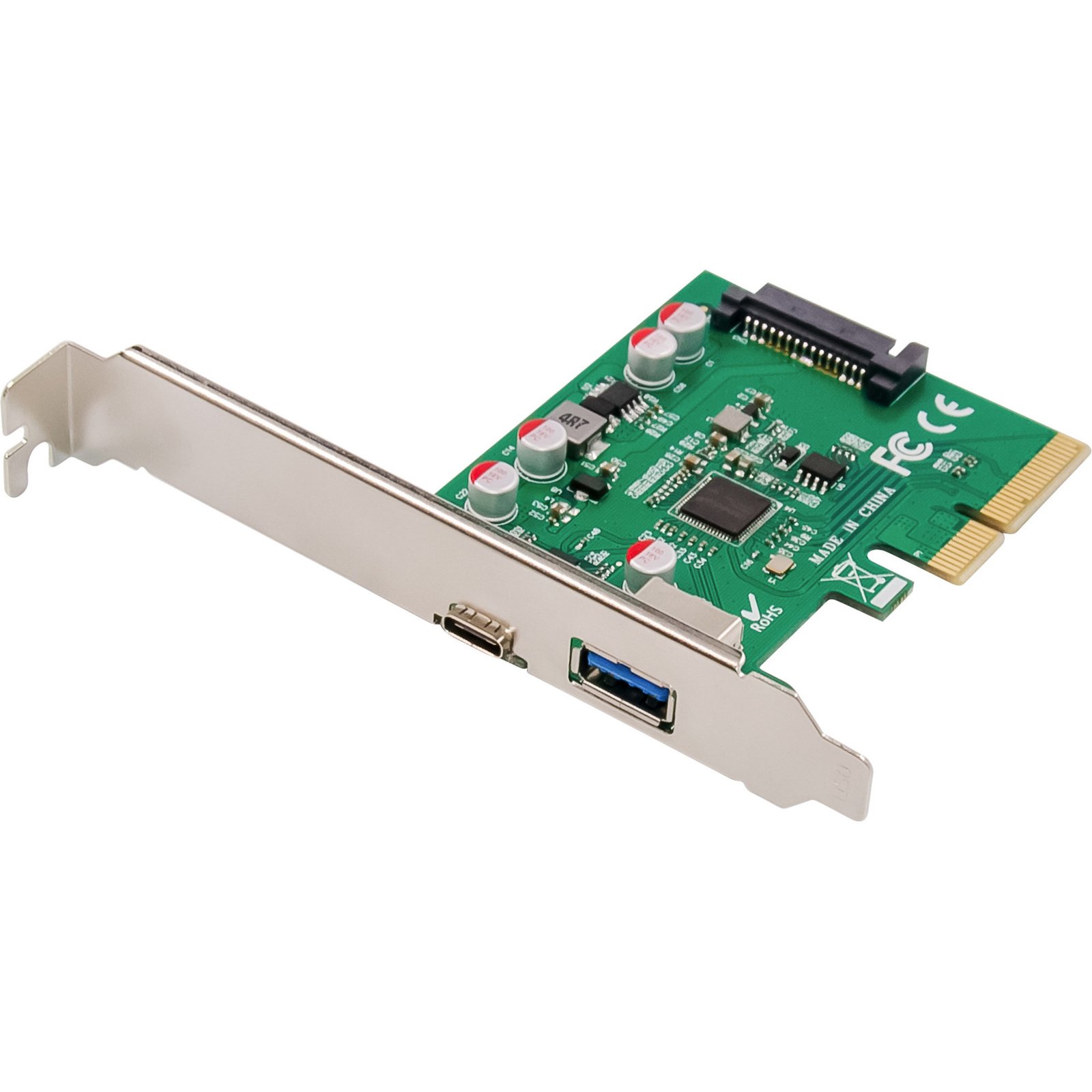 Digitus PCIe Karte USB Typ-C™ + USB-A