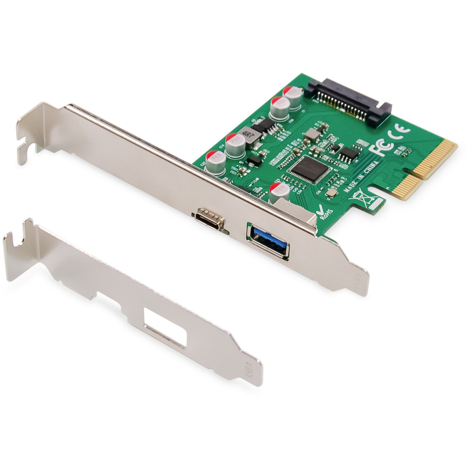 Digitus PCIe Karte USB Typ-C™ + USB-A - Imagen 3
