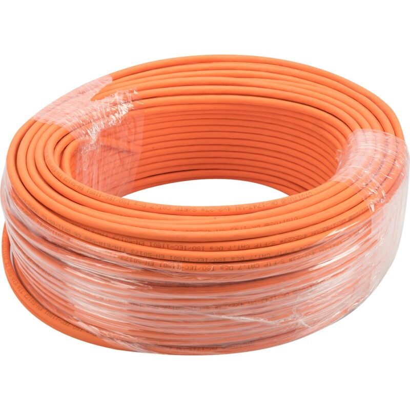 Digitus Professional Cat7 S/FTP cable de instalación Símplex Naranja