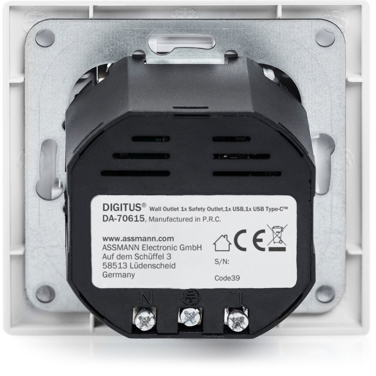 Digitus Sicherheits-Steckdose Unterputz Blanco - Imagen 4
