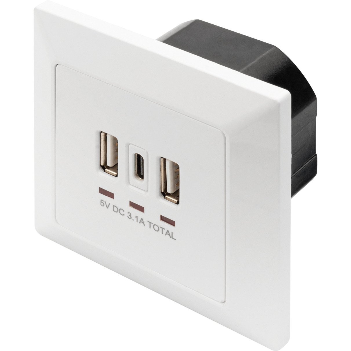 Digitus Steckdose Unterputz Blanco