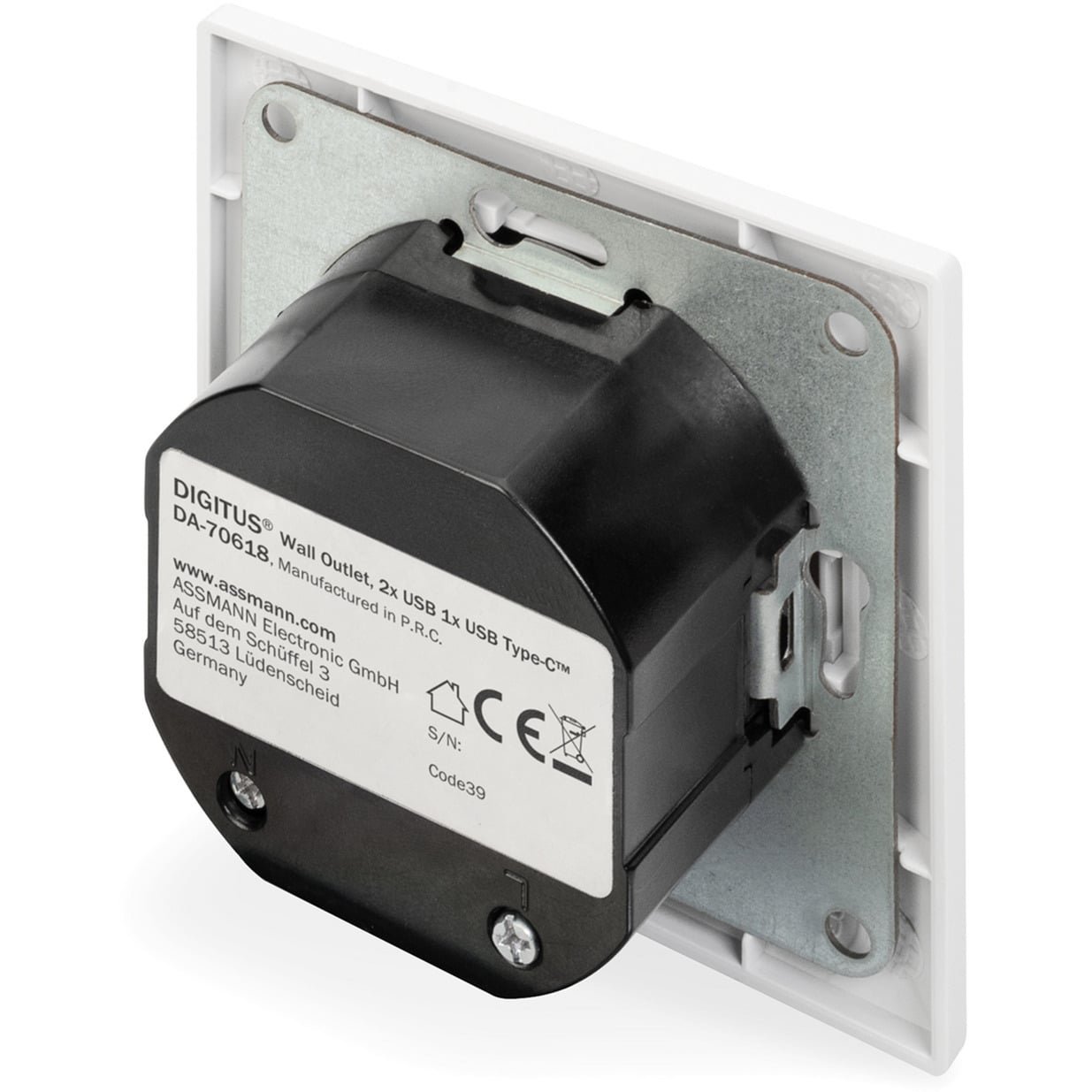 Digitus Steckdose Unterputz Blanco - Imagen 2