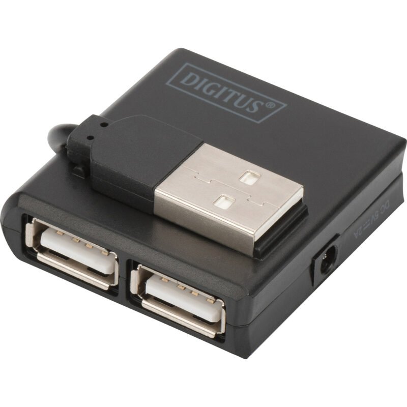 Digitus USB 2.0 4-Port Negro