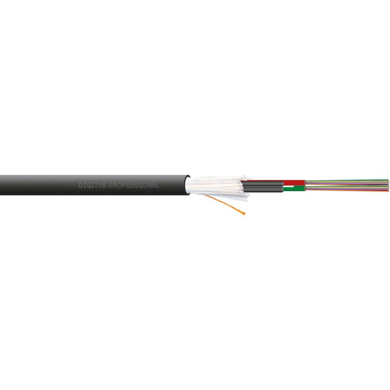 Digitus cable de instalación A/I-DQ(ZN)BH 9/125µ OS2 24F Dca Negro