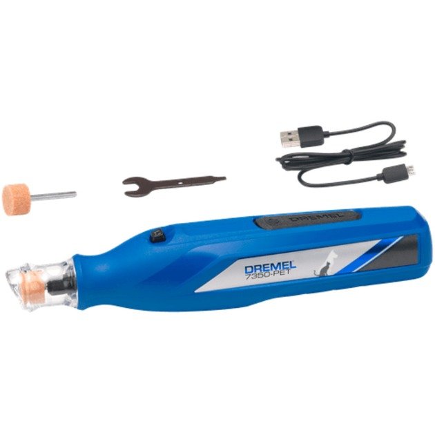 Dremel Multifunktions-Werkzeug 7350-PET Krallenpflegeset para Haustiere Azul