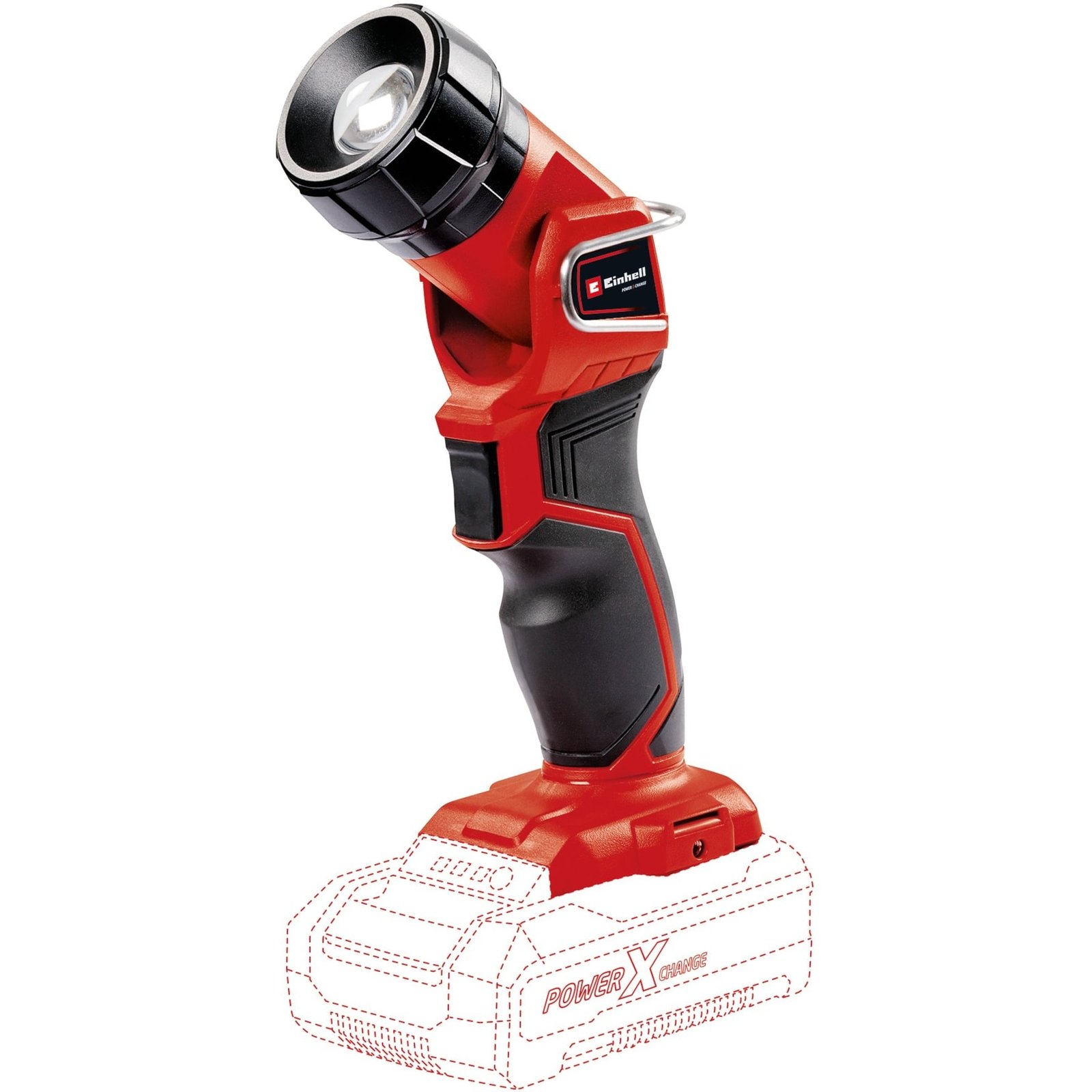 EINHELL Akku Lampe TE-CL 18 Li H-Solo Rojo