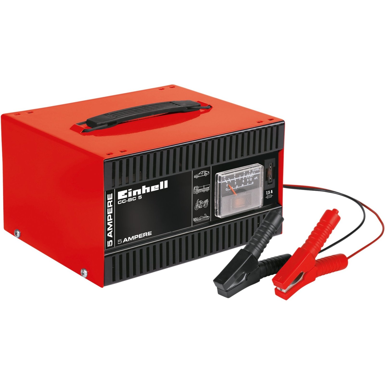 EINHELL Batterie-cargador CC-BC 5 Rojo