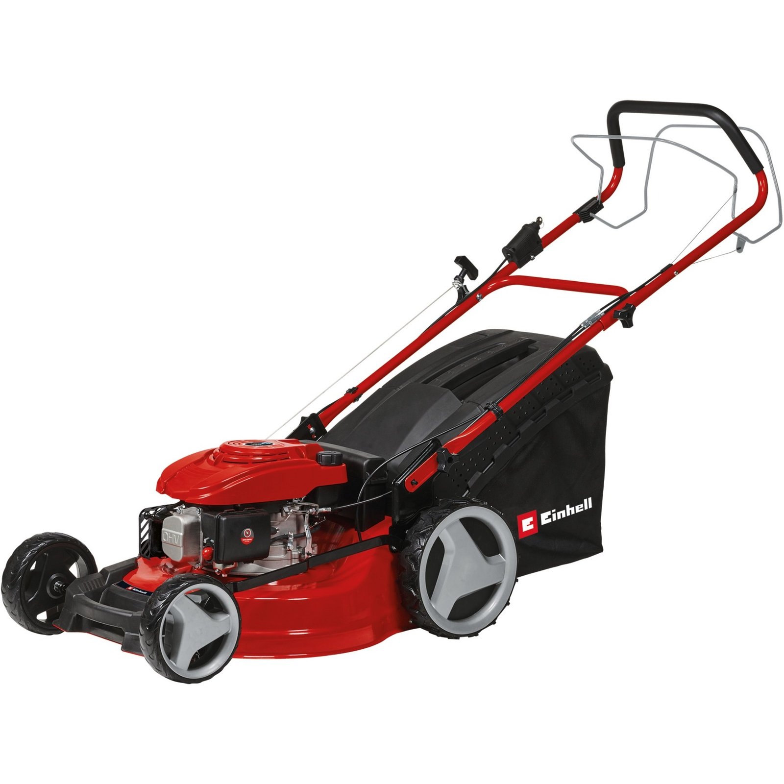 EINHELL Benzin-Rasenmäher GC-PM 51/3 S HW-E Li Rojo