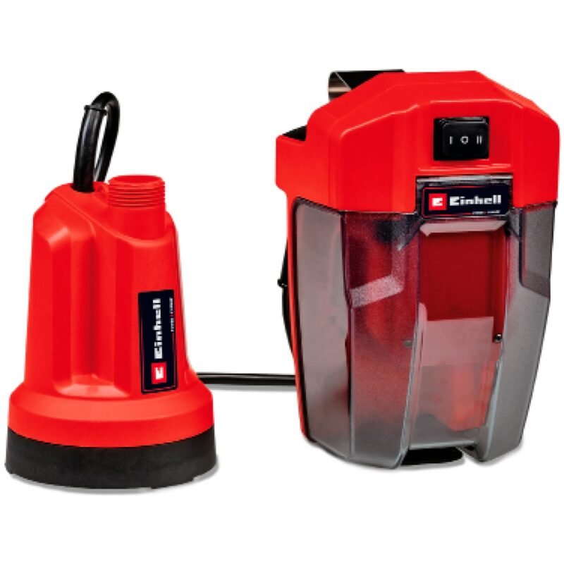 EINHELL Power X-Change Akku-Klarwasserpumpe GE-SP 18 LL Li-Solo Rojo