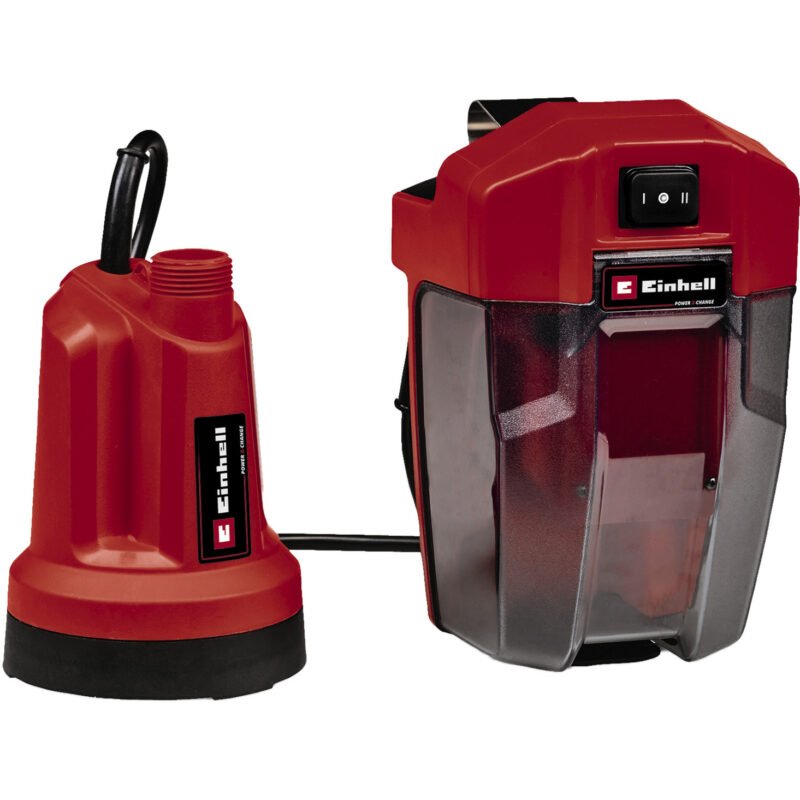 EINHELL Power X-Change Akku-Klarwasserpumpe GE-SP 18 LL Li Rojo