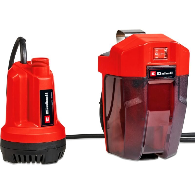 EINHELL Power X-Change Akku-Klarwasserpumpe GE-SP 18 Li-Solo Rojo