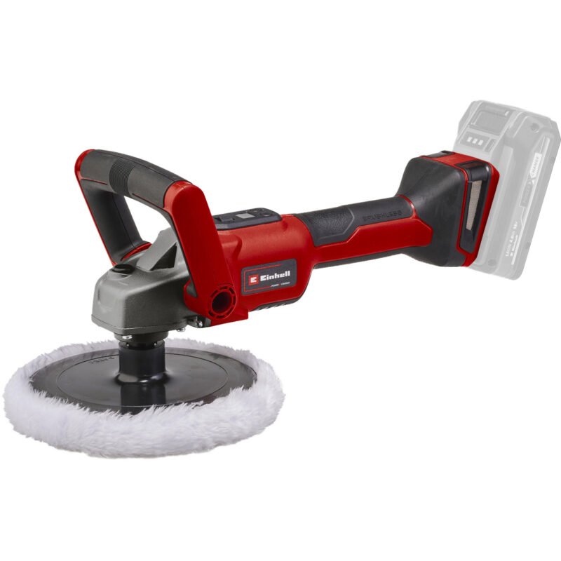 EINHELL Power X-Change Akku-Poliermaschine CE-CP 18/180 Li E-Solo Rojo