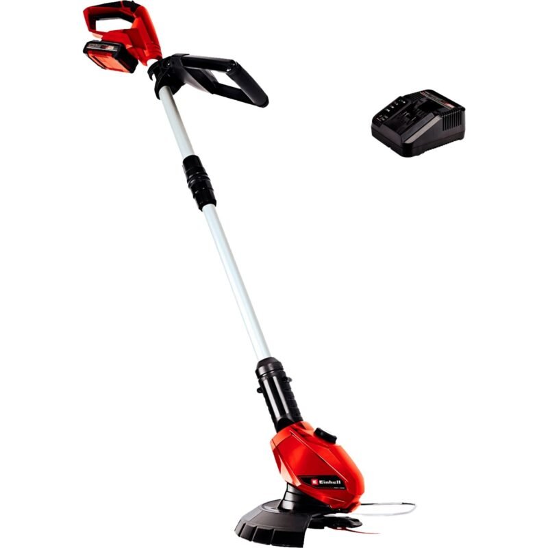 EINHELL Power X-Change Akku-Rasentrimmer GE-CT 18Li Kit Rojo