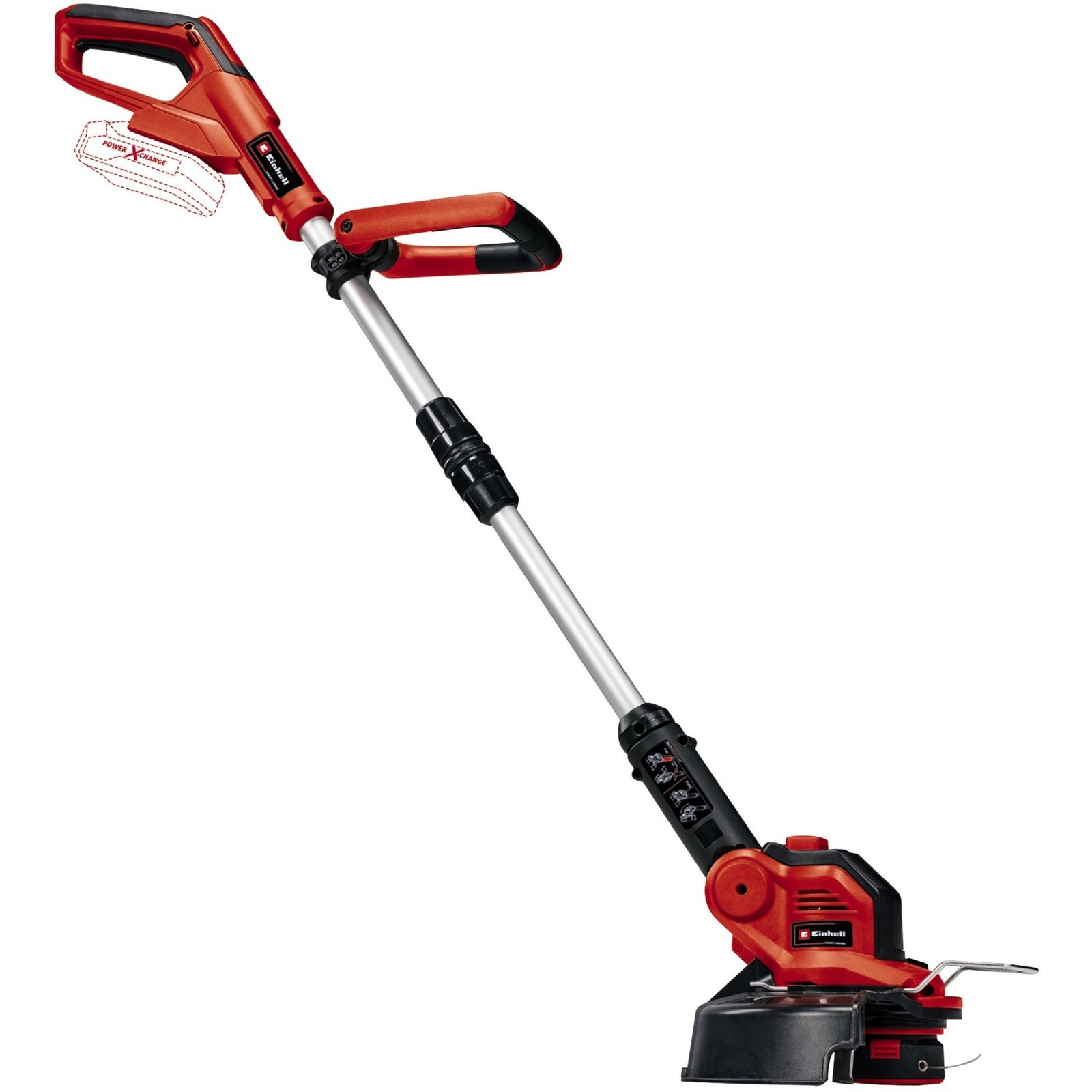 EINHELL Power X-Change Akku-Rasentrimmer GE-CT 18/28 Li - Solo Rojo