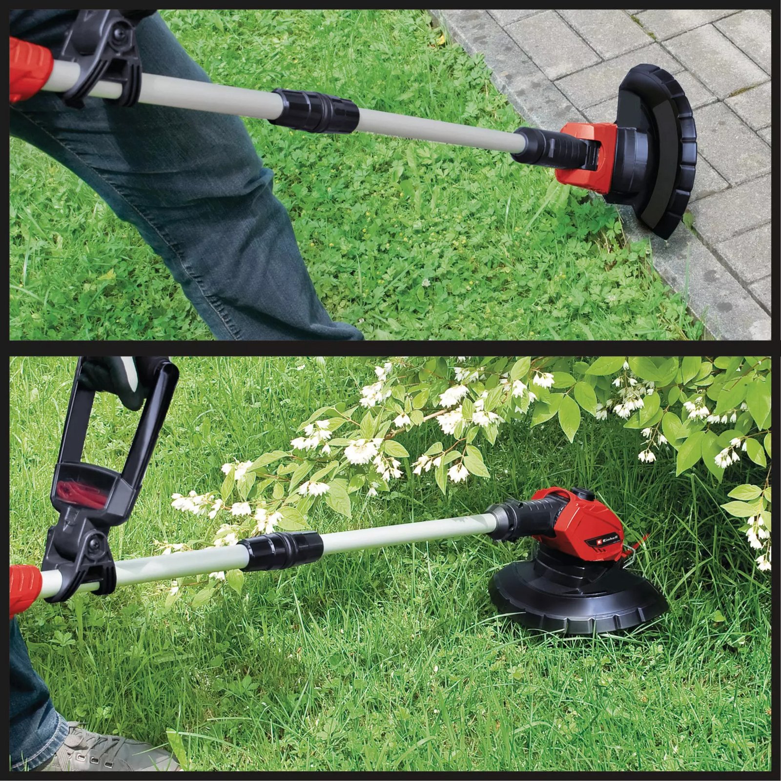 EINHELL Power X-Change Akku-Rasentrimmer GE-CT 18 Li Rojo - Imagen 4