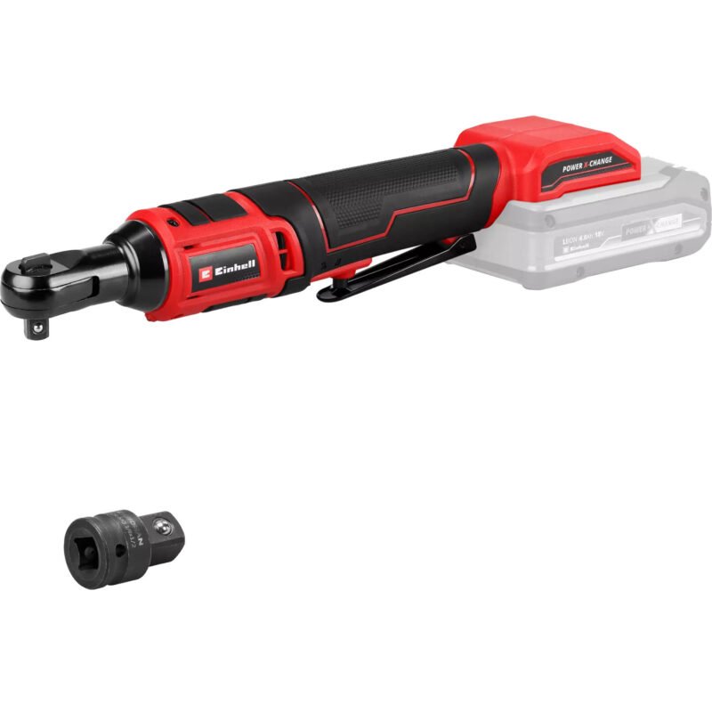 EINHELL Power X-Change Akku-Ratschenschrauber TE-RW 18/60 Li-Solo Rojo
