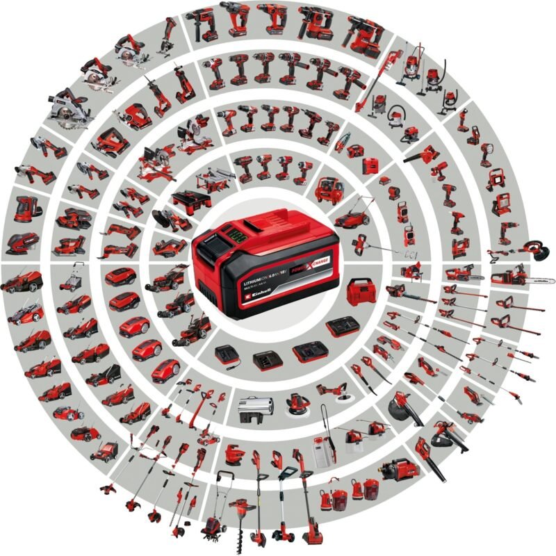EINHELL Power X-Change Akku-Sägeketten-Schärfgerät GE-CS 18 Li-Solo Rojo