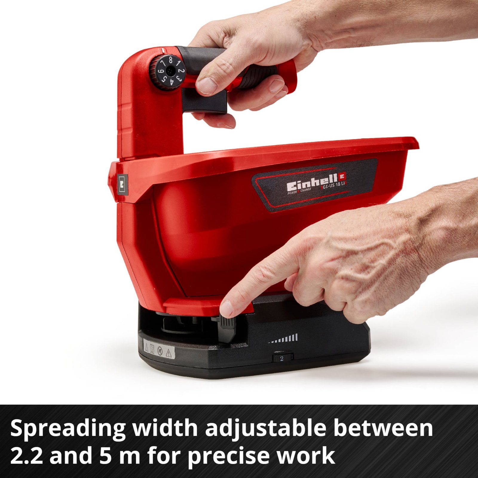 EINHELL Power X-Change Akku-Universal-Streugerät GE-US 18 Li-Solo Rojo - Imagen 3