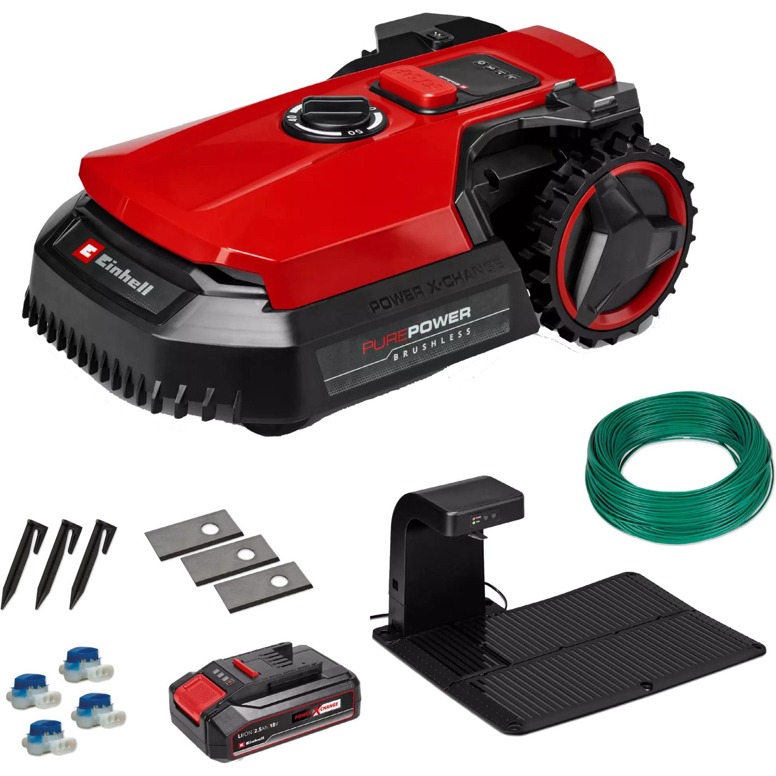 EINHELL Power X-Change Mähroboter FREELEXO 500 Rojo