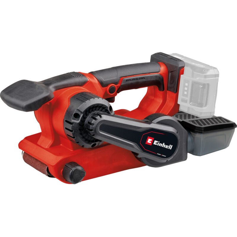 EINHELL Professional Akku-Bandschleifer TP-BS 18/457 Li BL - Solo Rojo