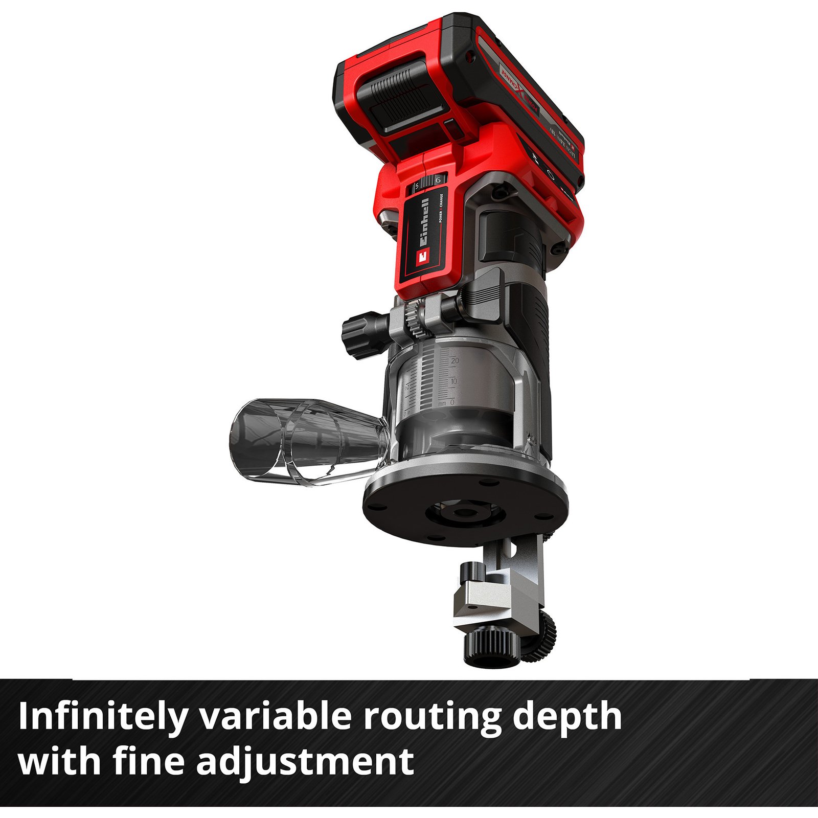EINHELL Professional Akku-Kantenfräse TP-ET 18 Li BL - Solo - Imagen 4
